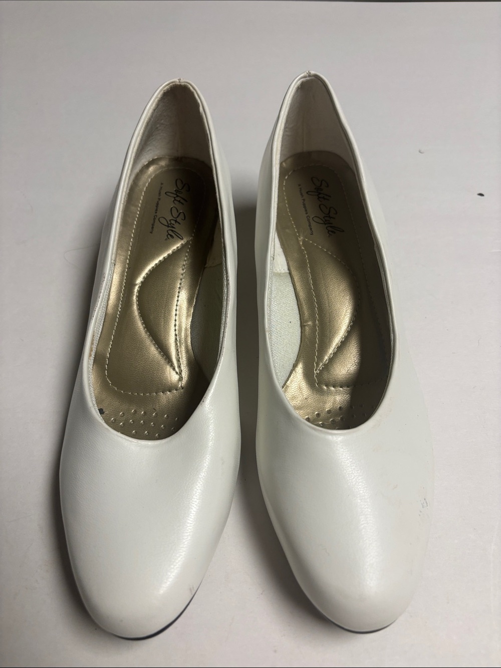 Soft Style White Women's Flats